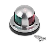 Leopacat Luci Di Via Barca,12V Luce di Navigazione,Luci di Prua con Led Rosso e Verde IP68 Impermeabile In Acciaio Inossidabile Lampada di Segnalazione Notte per Barche Ricambi Barca Yacht