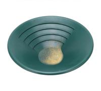 Leopacat Padella Dorata, Setaccio per Oro 260 mm,Classificatore Impilabile Lavaggio Setaccio Vassoio Prospezione Manuale Kit Principianti All'Aperto per Torrenti Fiumi Aree Montuose ABS Verde