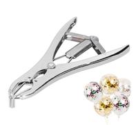 Leopacat Pinza per Apertura per Palloncino, Attrezzi per Riempimento di Palloncini, Attrezzi per Espansione di Palloncino Pinza Offset per Castrazione in Acciaio Inossidabile