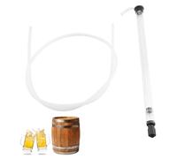 Leopacat Sifone Automatico,Sifone per Vino Sifone Automatico da Travaso con Tubo Flessibile di Plastica,Kit per Sifonamento Deluxe A Flusso Rapido per Secchio di Vino per Birra 13,8x1,2x1,2 pollici