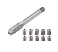 Leopacat Strumento Riparazione della Filettatura Candela, Bullone M10X1.0 In Metallo alta Velocità e Inserti Rubinetti M12X1.0 Accessori Auto Hardware Universale Motori Candele Strumenti Accension