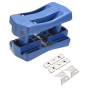 Leopacat Tagliabordi in Legno,Manuale Strumento per Lavorazione del Legno della Tagliabordi per Bordi in Legno a 2 Bordi Fai da Te con Lama Ricambio Antiscivolo per Legno, Compensato, PVC, Plastic