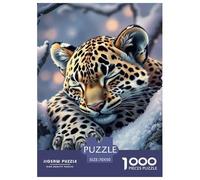 Leopard 1000 Pezzi Adulti Puzzle Bambini Intrattenimento Gioco Di Sfida Difficili Impossibili 70x50cm/1000pcs