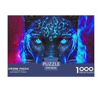 Leopard 1000 Pezzi Puzzle Animal Da 14 Anni E Più Dettagli Nitidi Multicolore Intrattenimento Creativo Relax 38x26cm/1000pcs