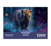 Leopard 1000 Pezzi Puzzle Gioco Educativo Classico Animal Jigsaw Puzzles Sfida Colore Per Adulti E Bambini 70x50cm/1000pcs