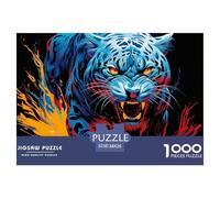 Leopard 1000 Pezzi Puzzle Per Adulti E Ragazzi Animal Jigsaw Colorato Classici Regalo Giocattolo La Famiglia Travel Gift Qualità Premium 38x26cm/1000pcs