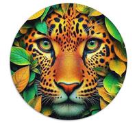 Leopard 1000 Pezzi Puzzles Animal Forma Rotonda Puzzle Per Adulti O Bambini Regalo Arte Ecofriendly 1000pcs (67.5x67.5cm)