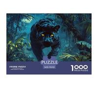 Leopard 1000 Pieces Jigsaw Puzzles For Adults Challenging Game Stress Relieving Entertainment Exercise The Memory of The Brain For Adults Gifts 70x50cm/1000pcs