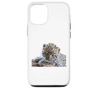 Leopard Cucciolo Adorabile Baby Snow Leopard Big Cat Custodia per iPhone 12/12 Pro