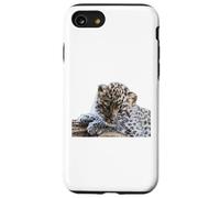 Leopard Cucciolo Adorabile Baby Snow Leopard Big Cat Custodia per iPhone SE (2020) / 7/8