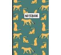 Leopard Design - A5 Ruled Notebook (Diary, Journal): Ruled Notebook Leopard Design for College Students or Personal Use, Great Gift for Women, girls, or anyone love Animals, Size 6”x 9”