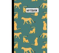 Leopard Design - A5 Ruled Notebook (Diary, Journal): Ruled Notebook Leopard Design for College Students or Personal Use, Great Gift for Women, girls, or anyone love Animals, Size 6”x 9”
