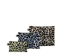 Leopard Dusk, Twilight and Sunset Zip Pockets, multicolore, s, Beauty case