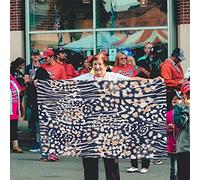 Leopard Flag 4x6 FT Nature Wild Safari Jungle Animal Tiger Snake Skin Doodle Dot Feather Bandiere per esterni Grandi Welcome Yard Banners Home Garden Yard Prato Decor