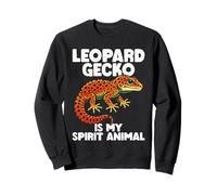 Leopard Gecko Is My Spirit Animal Cute lucertola rettile Felpa
