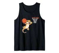 Leopard Gecko Playing Sports Lizard & Reptiles Basketball Canotta