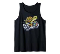 Leopard Gecko Playing Video Game Lizard & Reptiles Gamers Canotta