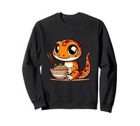Leopard Gecko Reptile Lizard Japanese Kawaii Ramen Love Felpa