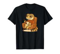 Leopard Gecko Therapist Funny Reptile Humor Joke Design Maglietta