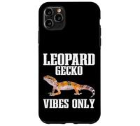 Leopard Gecko Vibes Only Rettile Lucertola Amante Custodia per iPhone 11 Pro Max