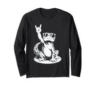 Leopard Geco Punk Rock Rocker Heavy Metal Maglia a Manica