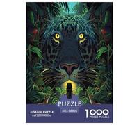 Leopard Jigsaw Puzzle Impossibili 1000Pcs Decorazione Per La Casa. Giochi Rilassamento E Intelligence Per Adulti E Bambini Da 12 Anni 38x26cm/1000pcs
