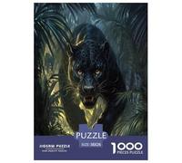 Leopard Jigsaw Puzzle Impossible 1000 Pezzi Decorazione Per La Casa. Rilassamento E Intelligence Per Adulti E Ragazzi Da 14 Anni 38x26cm/1000pcs