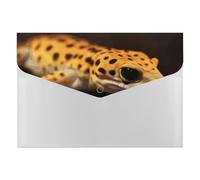 Leopard Little Gecko - Cartella portadocumenti con 6 scomparti, per schedario, ufficio, curriculum