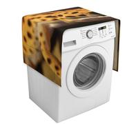 Leopard Little Gecko Copertura per lavatrice con tasche portaoggetti per lavatrice e asciugatrice, copertura antipolvere 137,9 x 52,1 cm, cuscinetti protettivi per frigorifero e cucina, decorazione