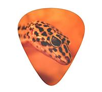 Leopard Little Gecko Plettri per chitarra Set da 12 pezzi per chitarra acustica, chitarra elettrica, contrabbasso, ukulele