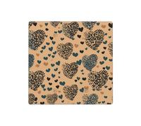 Leopard Love - Placche decorative da parete per interruttore della luce, 2 prese elettriche, copertura in termoplastica per dispositivo decoratore, viti incluse