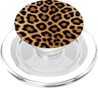 Leopard Print Cheetah Cute Animal Estetica Preppy Girly Y2K PopSockets PopGrip per MagSafe