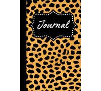 Leopard Print Journal - Stylish Animal Print Notebook for Writing, Organizing & Notes: Hardcover | 6 inches x 9 inches | 100 Cream Pages | Bold Black ... Cover for Women, Girls, and Everyday Use
