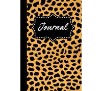Leopard Print Journal - Stylish Animal Print Notebook for Writing, Organizing & Notes: Softcover | 6 inches x 9 inches | 100 Cream Pages | Bold Black ... Cover for Women, Girls, and Everyday Use