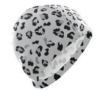 Leopard Print nuotare uomini per le signore Capelli Corti nuoto impermeabile per gli uomini Protezione dei capelli e Drag Riduzione gorro de natación para hombre