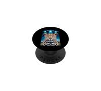 Leopard Print Stuff Leopard Alien UFO Strano Donna Leopardo PopSockets PopGrip Adesivo