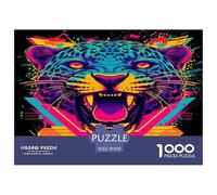 Leopard Puzzle 1000 Pezzi Jigsaw Puzzles Per Adulti Bambino Puzzle Di Alta Qualità Home Giochi Educativi Puzzle 70x50cm/1000pcs