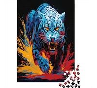 Leopard Puzzle 1000 Pezzi Premium, Mappa Concettuale Tattile, Esperienza Unificante, Regalo Iconico 1000pcs (75x50cm)