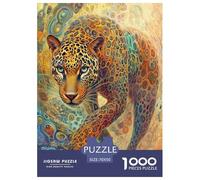 Leopard Puzzle Impossible 1000 Pezzi Decorazione Per La Casa. Giochi Rilassamento E Intelligence Per Adulti E Bambini Da 12 Anni 70x50cm/1000pcs