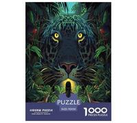 Leopard Puzzle Impossible 1000 Pezzi Decorazione Per La Casa. Rilassamento E Intelligence Per Adulti E Ragazzi Da 14 Anni 70x50cm/1000pcs