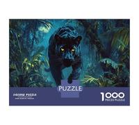 Leopard Puzzle Impossible 1000 Pezzi Jungle Animals Decorazione Per La Casa. Giochi Rilassamento E Intelligence Per Adulti E Bambini Da 12 Anni 70x50cm/1000pcs