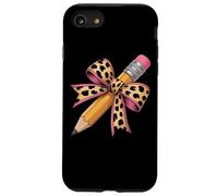 Leopard Ribbon Pencil Chic Cancelleria Divertente Custodia per iPhone SE (2020) / 7/8