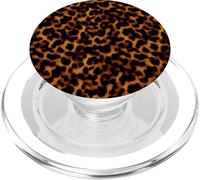 Leopard Tartaruga Shell Stampa Estetica Giallo Marrone Scuro PopSockets PopGrip per MagSafe