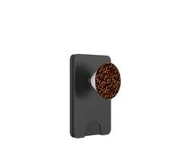Leopard Tartaruga Shell Stampa Estetica Giallo Marrone Scuro PopSockets PopWallet per MagSafe