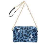 Leopard Trendy Navy Blu Moda Crossbody Borse Per Le Donne In Pelle Vegana Delle Donne Cross Body Borsa Impermeabile Spalla Borse