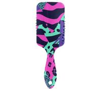 Leopard Triangoli Stripes Spot spazzola antistatica per phon asciugatura Spazzola da massaggio progettata per capelli fini con manico ergonomico cepillo para peinar