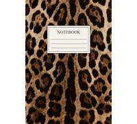 Leopard Wild Notebook: A5 Paperback Lined Notebook with Leopard Print Cover, 100 Lined Pages for Notes and Journaling