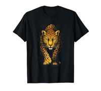 Leopard Zoo Stalking Big Cat Wildlife Amante Art Maglietta