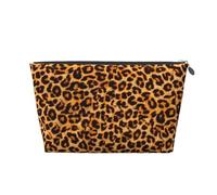 Leopardato, Borsa da toilette Borsa per trucco Borsa per cosmetici Borsa da toilette da viaggio portatile