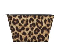 Leopardato, Borsa da toilette Borsa per trucco Borsa per cosmetici Borsa da toilette da viaggio portatile